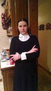 This is my costume, I'm a homicidal maniac. They dress like everyone else.